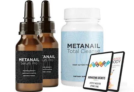 Metanail Complex 3 bottle popular pack with Total Cleanse and digital bonuses