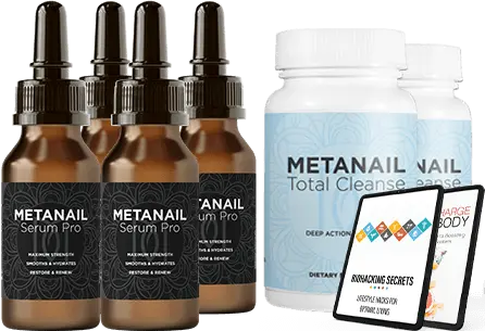 Metanail Complex 6 bottle ultimate pack with Total Cleanse and 2 digital bonuses